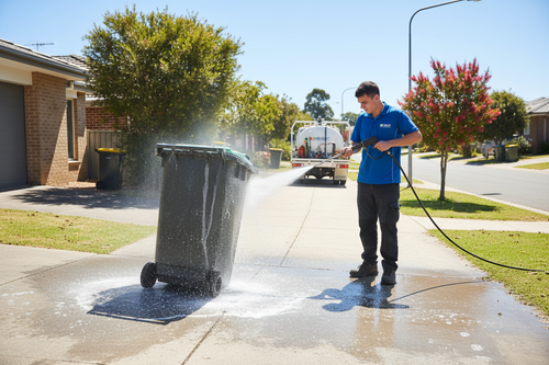 Professional bin cleaning service